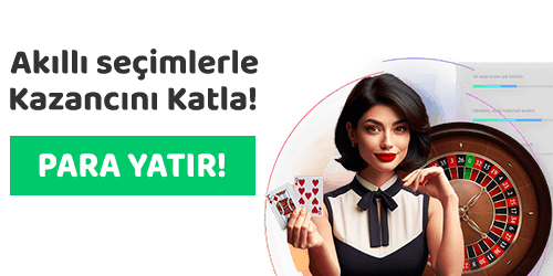 iskambil kartları tutan kadın ve rulet bulunan tanıtım animasyonu